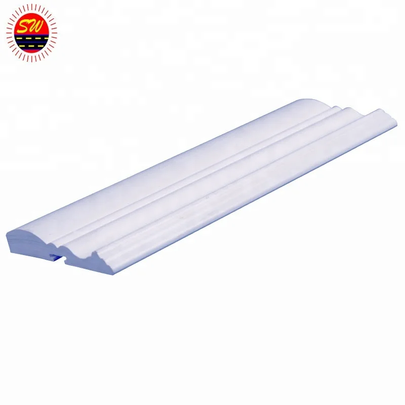 Wholesale Cheap Vinyl White Pvc Foam Profile Skirting Board Pvc Deco
