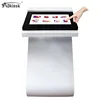 21.5 inch horizontal infrared touch screen built in pc LCD table Queuing Kiosk Machine