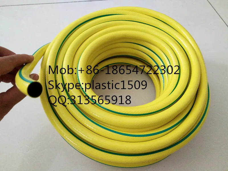 12mm X 20meter Pvc Fiber Braided Reinforced 3 Layer Garden Hose With