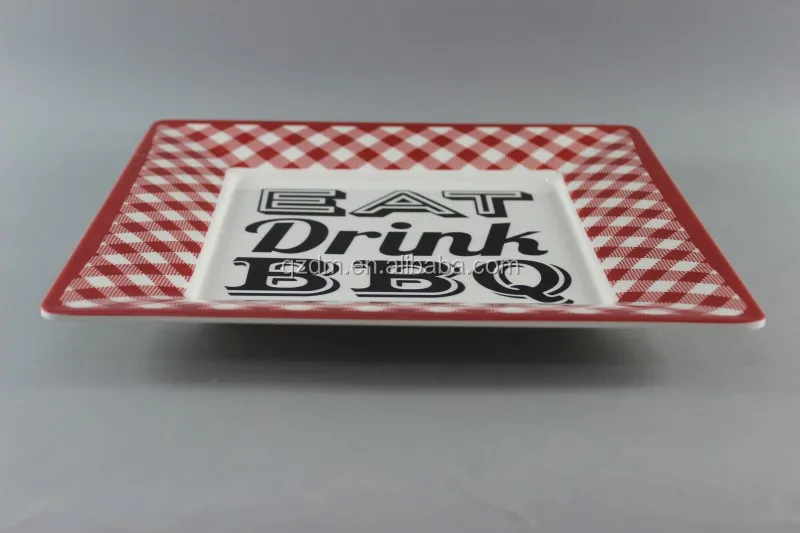 12inch Square Mealmine Dinner Plate