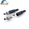 5.5*2.1*14mm 10a electric DC plug male and female DC5521 power connector adapter with screw lock cap for power