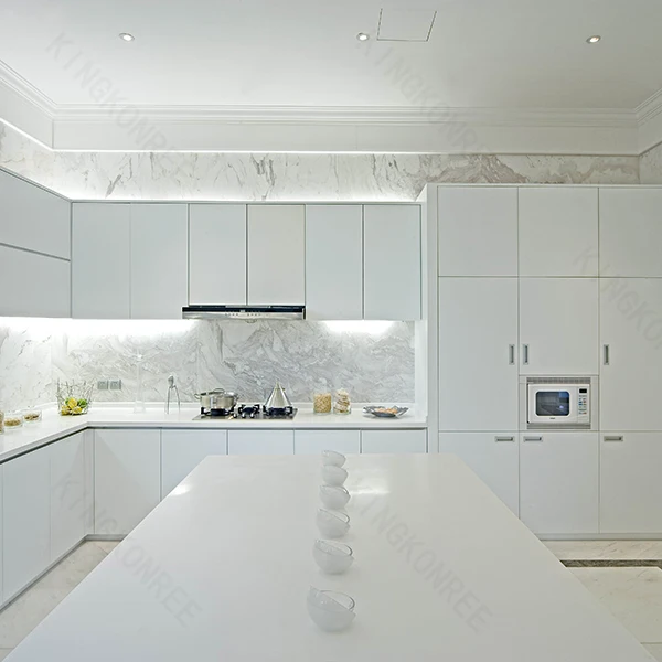 Kkr aangepaste goedkope steen kleine witte keuken bar voor thuis ...
