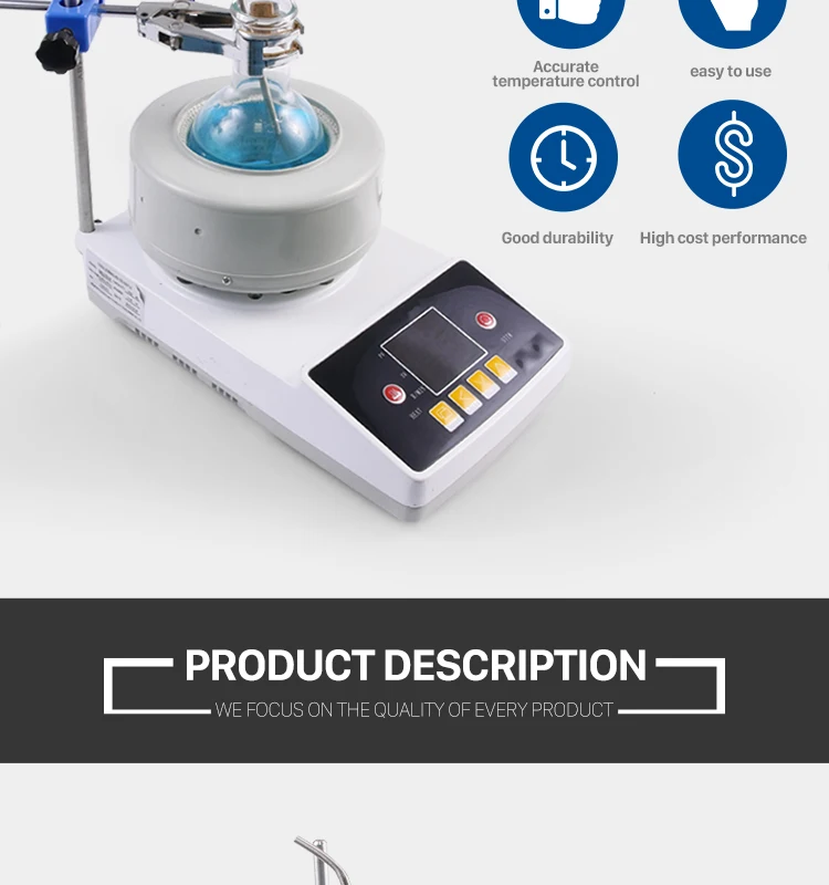 2l Heating Devices Laboratory Apparatus Zncl Ts Stirrer