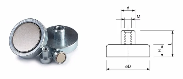 Neodymium Magnetic System/Cup Magnets