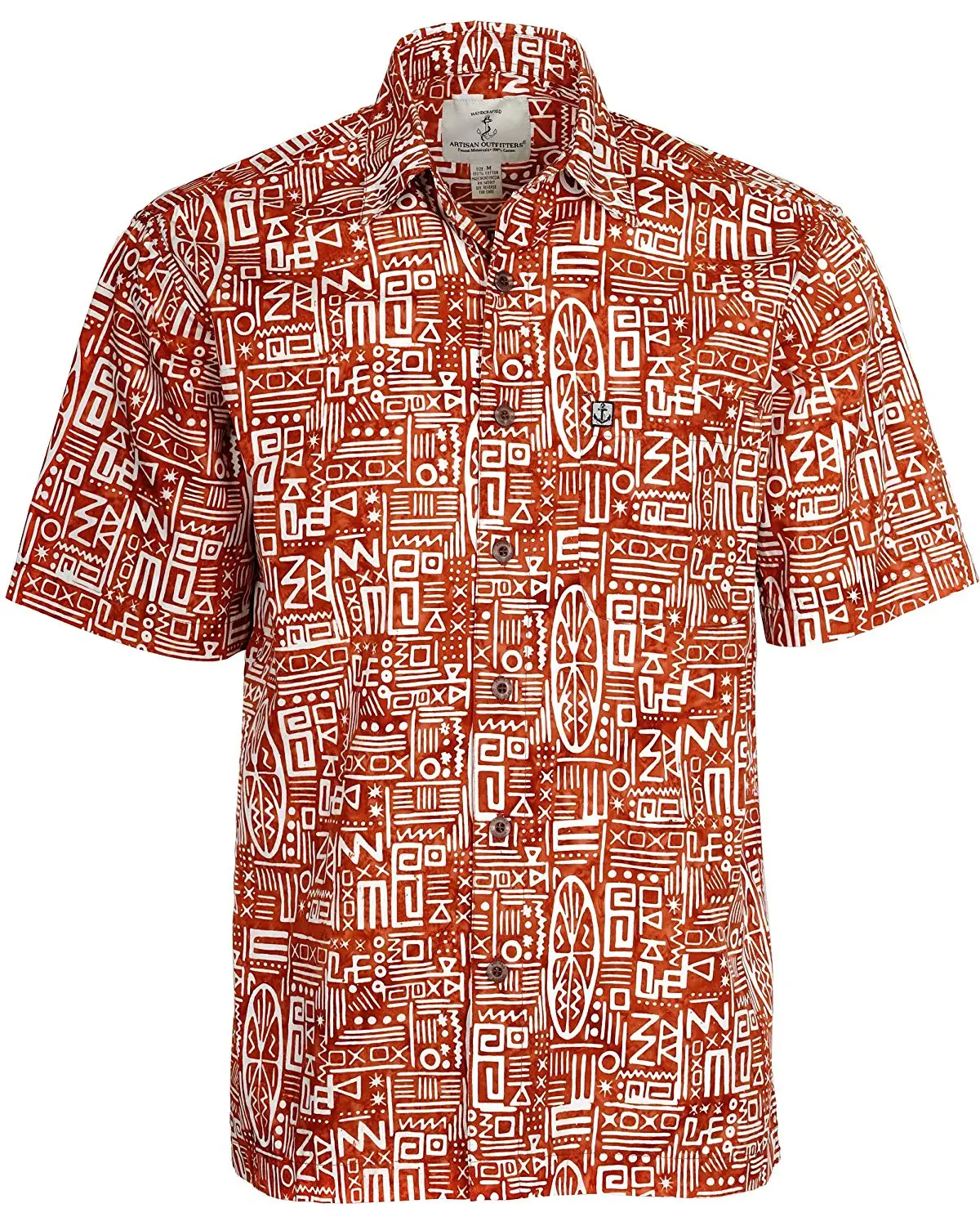Artisan Outfitters Mens Key West Cotton Batik Shirt