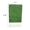 Hot sale plastic artificial grass hedge fence boxwood hedge with planter box