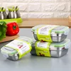 Stainless Steel Rectangle Portable Sealing Freshness Heat Preservation Lunch Box