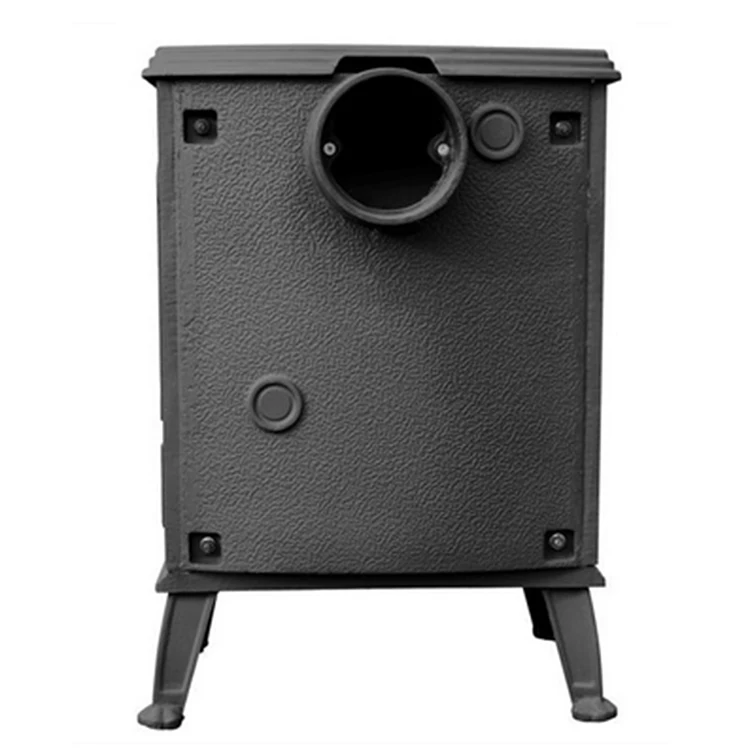 The Smallest Cast Iron Matt Paint Black Wood Burning Stove With Water