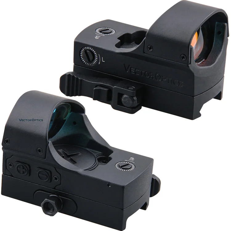 M4 Matte Black AR15 Vector Optics Wraith 1x22x33mm 3 MOA Mini Red Dot Scope Sight with Automatic Motion Sensor and Invisible Night Vision Dot for .223 Ruger AR556 GA12 5.56 AK47