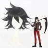 Wholesale Angels of Death Wig Cosplay 35cm Short Black Hair Wig Isaac Foster Wig Synthetic Anime Cosplay Wigs