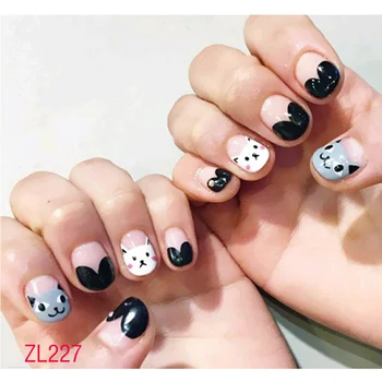 2018 Cartoon Nail Art Stickers Designs Fashion 3d Nail Sticker - Buy