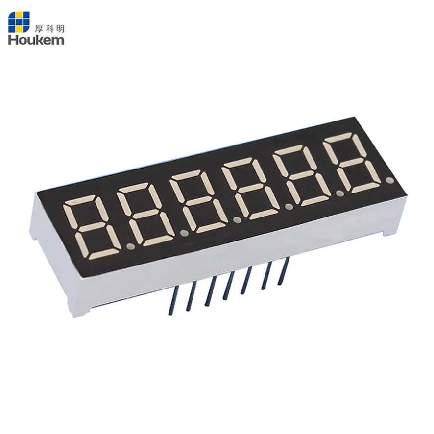 Houkem-3661-A/BR 0.36inch 6 digits seven segment led display led module