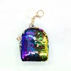 high quality Colourful sequin coin purse/zero wallet with key ring
