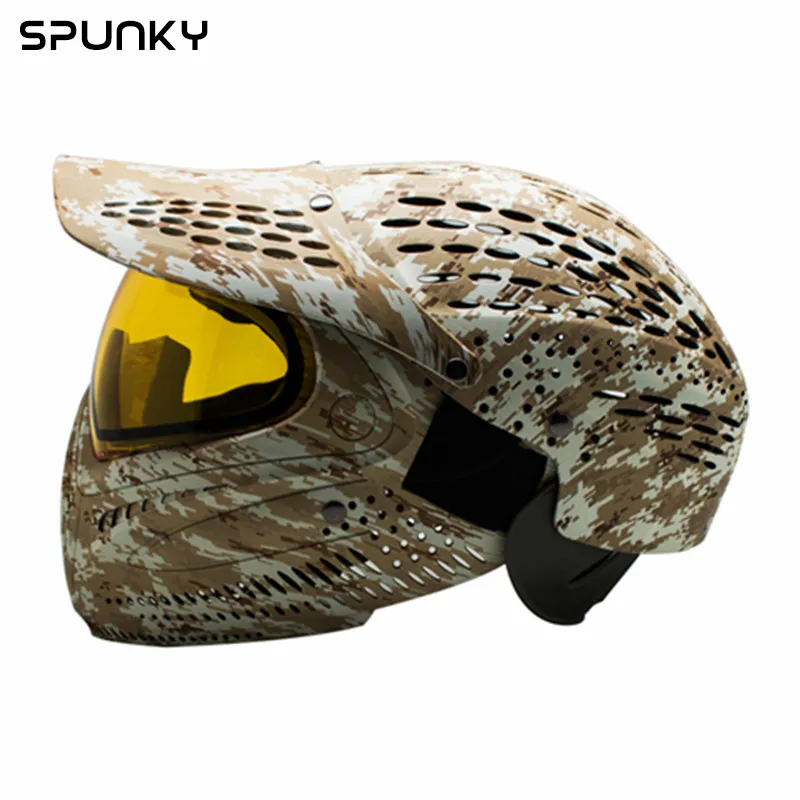 Paintball Mask Full Head Protection Impact Resistant For Airsoft Bb Gun
