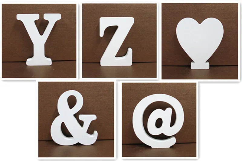 10cm White Wooden Letter English Alphabet Diy Personalised Name Design Art Craft Free Standing Heart Wedding Home Decor Buy White Wooden Letters Wedding Home Decor Product On Alibaba Com