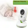 VB602 2.0 inch LCD Lullabies Temperature monitor 2 way talk IR night vision wireless Video Baby Monitor