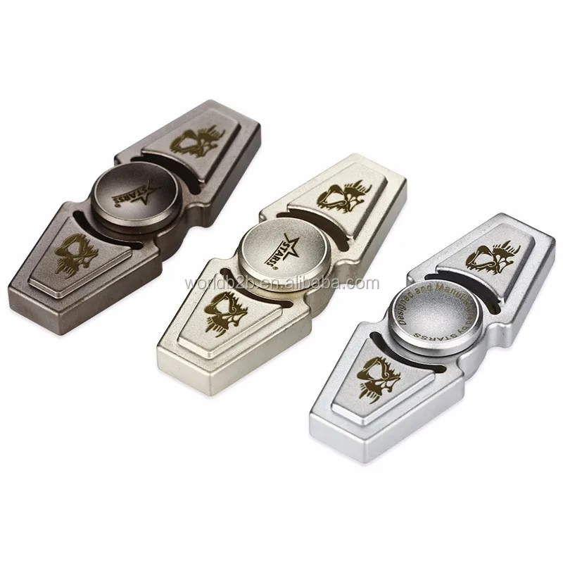  Stress Fidget Toys Metal Bearing Finger Spinner private mold spinner