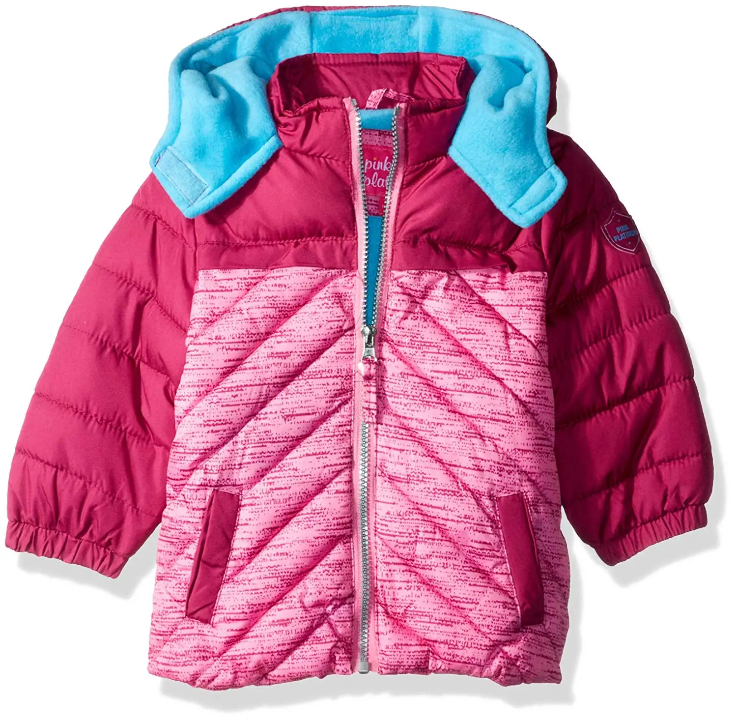 Pink Platinum Girls Pop Anorak Jacket