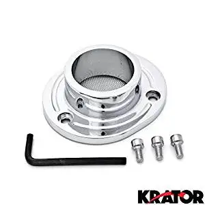 Krator Dirt Bike Exhaust Tip Muffler Power Outlet Chrome For 2000-2005 Honda XR650 / XR650R
