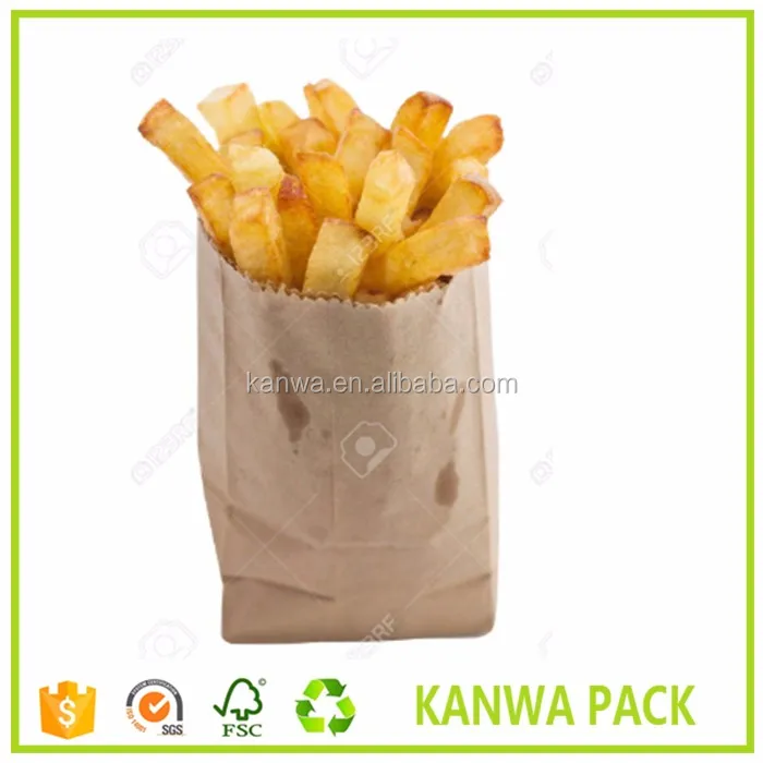 Download Custom Printed Disposable Food French Fries Bag With Logo - Buy Food French Fries Bag,French ...