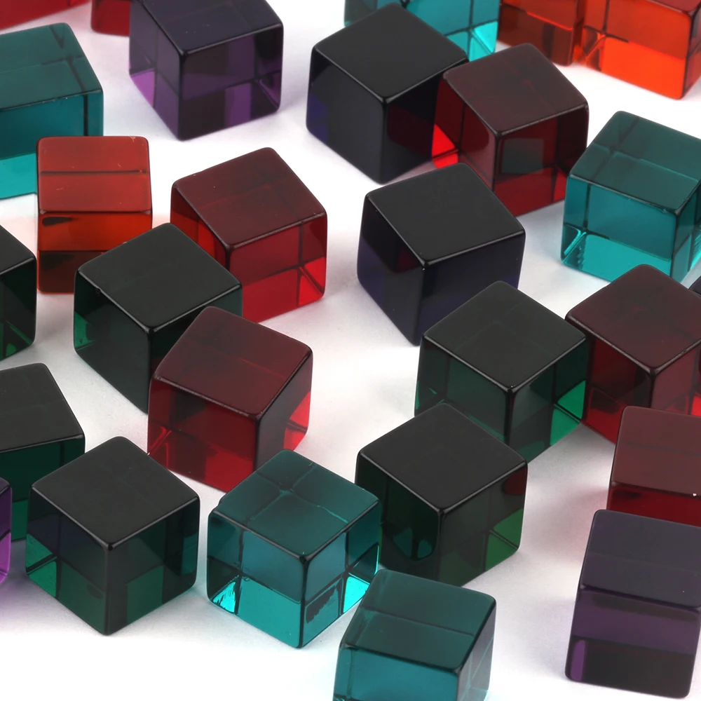 中国工厂价格立方体切割创造的珠宝制作玻璃宝石