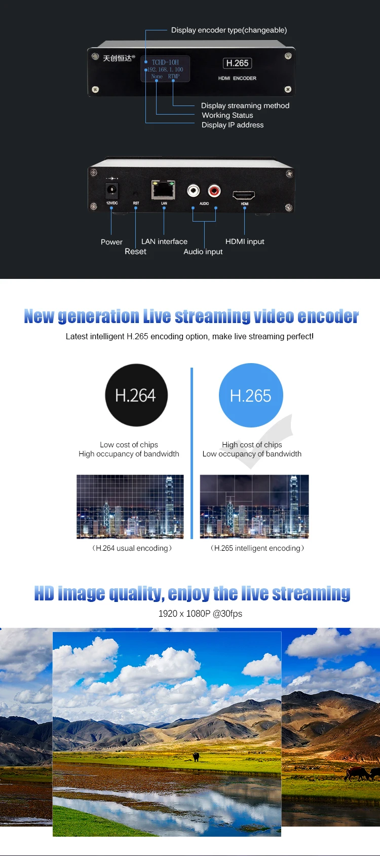 Wholesale Low Price Portable Iptv Digital Video Encoder, High Quality