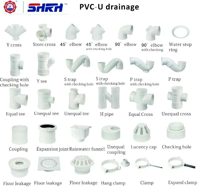 Pvc Pipe Fittings For U-pvc Drainage Pipe System - Buy Pipes And