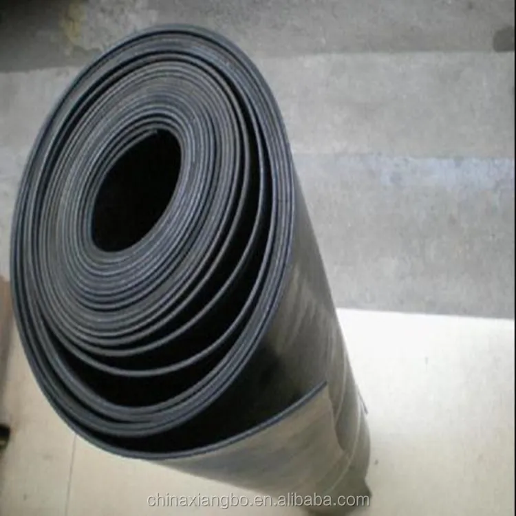 High Grip Plain Fireproof Natural Gum Butyl Rubber Sheet - China