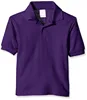 alibaba online shopping china factory polo shirts new design cotton polyester blend custom polo shirt kids purple OEM