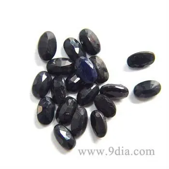 Wholesale Good Quality Black Sapphire Gemstone for Jewelry