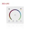 Fashional wall mounted wireless touch glass panel sensor switch dimming RGB led controller