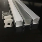 Led アルミプロファイルによる間接照明 LED ストリップの led アルミ押出 led ストリッププロファイル組み立てが非常に簡単