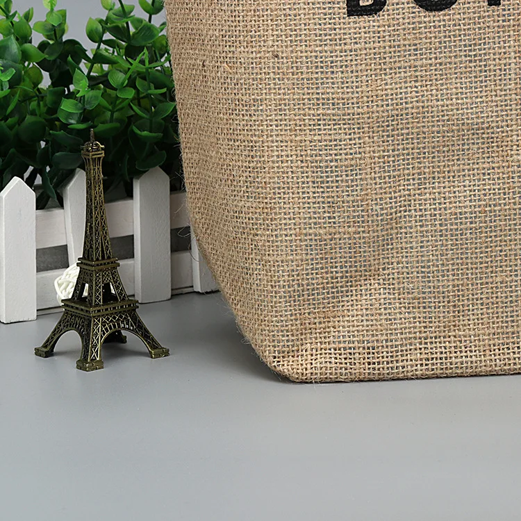 Waterproof Durable Custom Printed Shopping Jute Bag Buy Jute Shopping Bag,Burlap Tote Bag