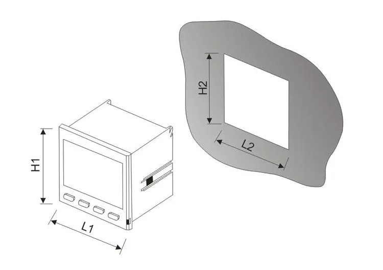 power factor meter ZM-H 3
