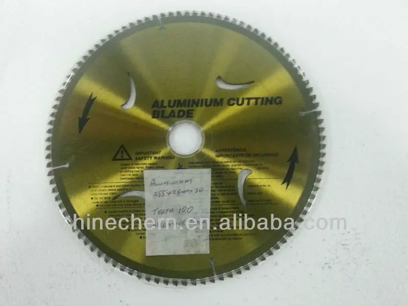 Aluminum 255x2.5x30 100 teeth negative tooth