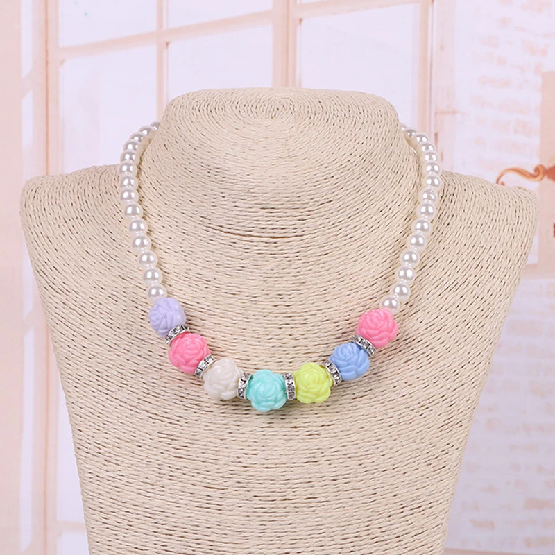 Fancylove Children Pearl Necklace Jewelry For Little Girls Necklace