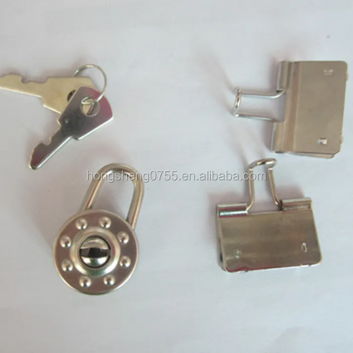 Metal Diary Lock With Clamp Clips For Wholesale From China Factory