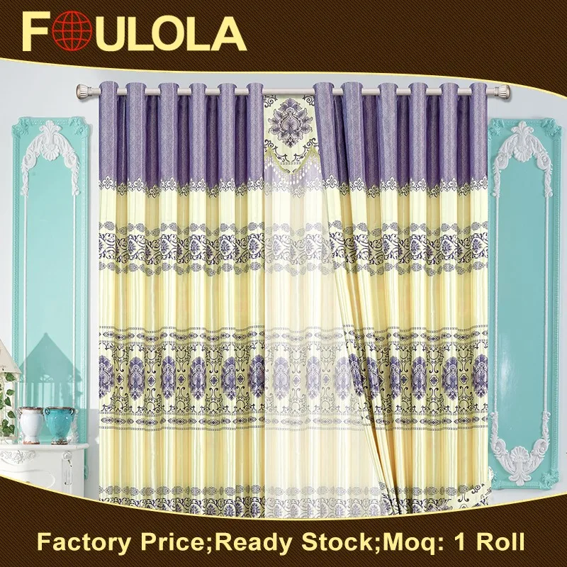 New Style Pastoral Printed Thread Curtain For Girl's Room ...