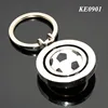 High Quality Zinc Alloy Metal Custom Sport Keychain Football Shaped Culture Enterprise Values Business Souvenirs Keychain