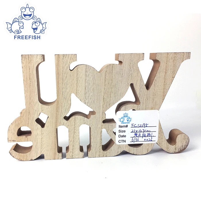 Custom Home Decorative Wooden Letter Stand,Wooden Words/letters Free Standing "you&me" Wedding