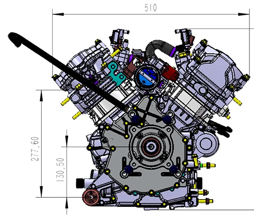 發動機類型: 衝程,8 閥,efi,2 v 氣缸,氣體發動機 3.