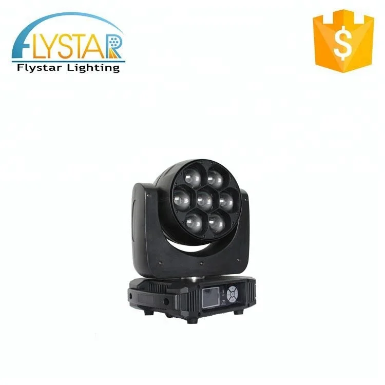 7 x 40W RGBW 4in1 led zoom beam wash moving head light