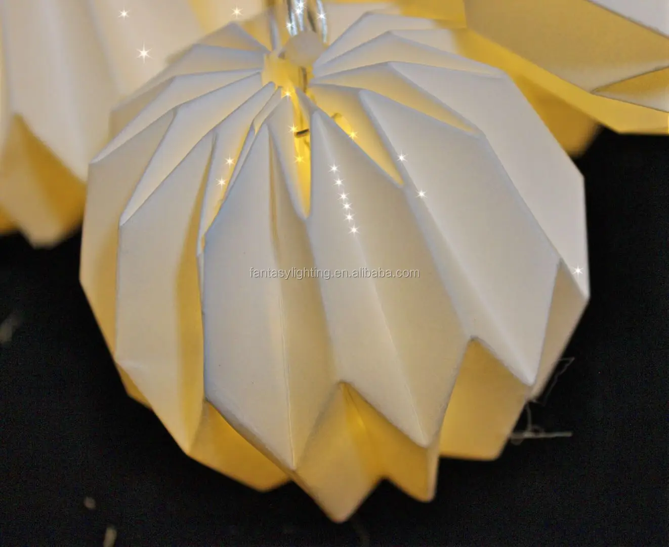 2022 New Led Paper Lantern String Fairy Starry Light For Christmas Wedding Home Holiday Party