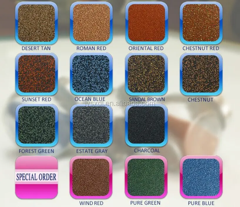 Roof Tile Color Chart