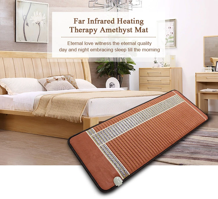Far Infrared light body  high frequency PEMF therapy  Amethyst and tourmaline jade mat