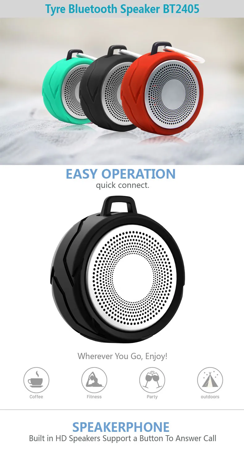 Trolley rechargeable pa clip speaker for laptop with bluetooth and mic - ANKUX.COM