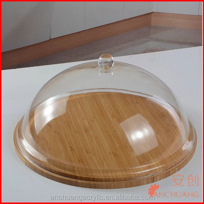 Clear 12-inch Acrylic Plastic Cake Pan Dome Cover - Buy Disposable Cake ...