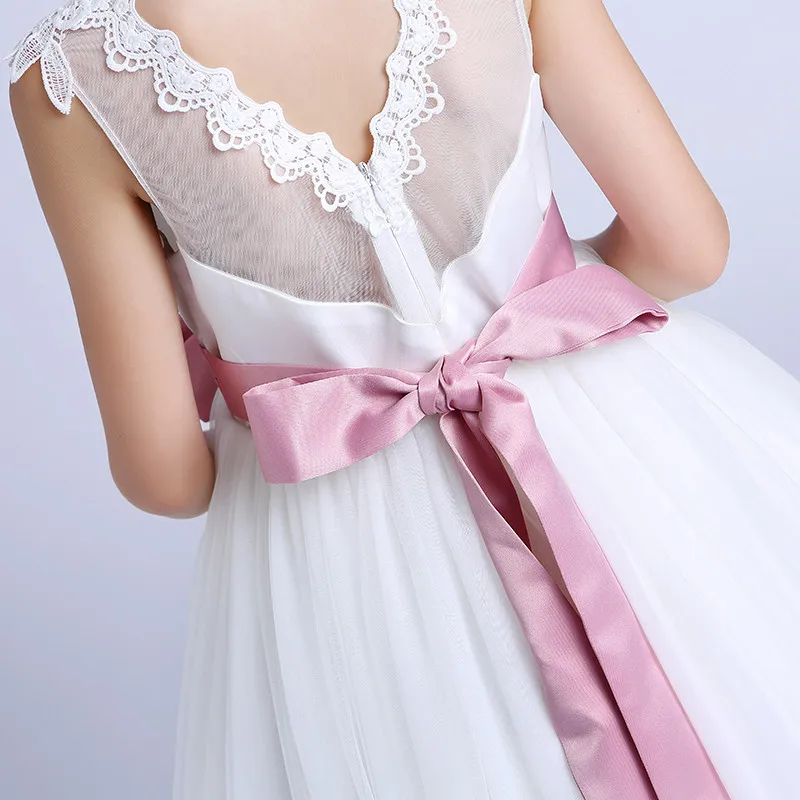 2023 Kids New Designer Boutique Children Proms Party Girls Dresses Lace