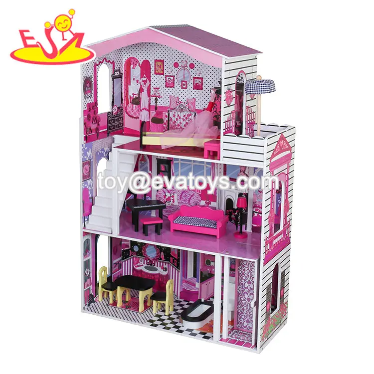 large wooden dolls house for sale