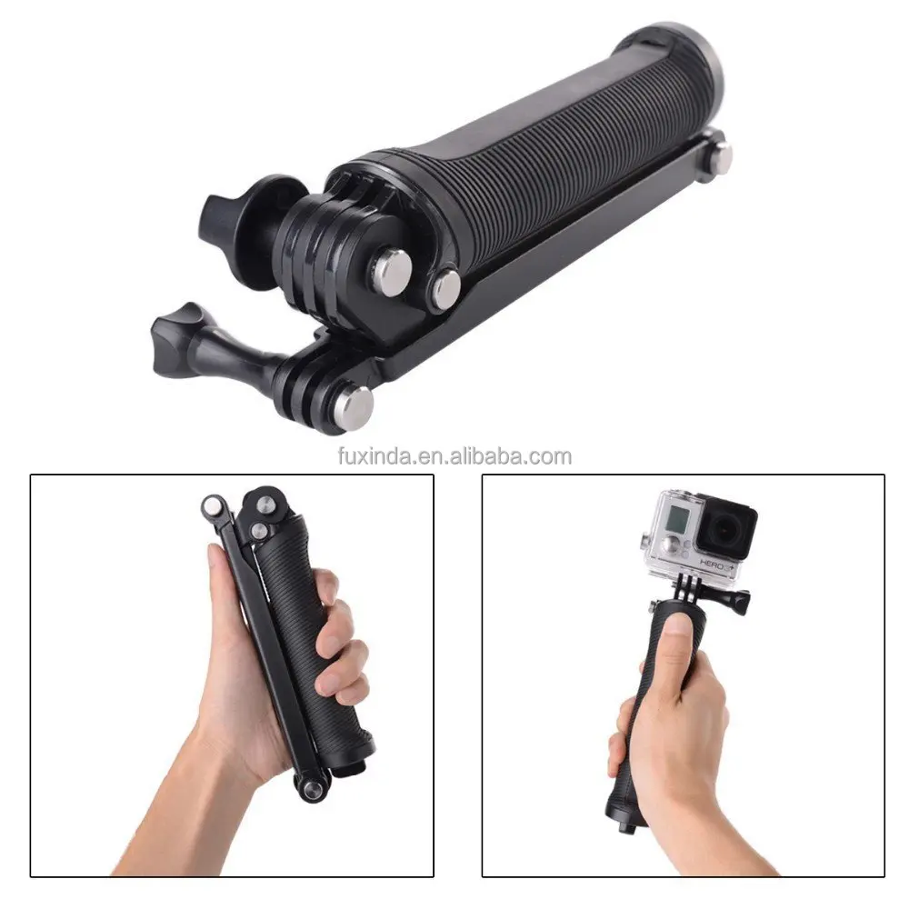 Buy in Bulk Multi-function Handle 3-way Monopod Tripod Extension Grip
Pole for Go pro Heros HD 2 3 3+ 4 SJCAM SJ4000 SJ5000 Camera